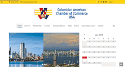 Desktop Screenshot of colombiachamber.com